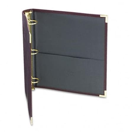 Samsill Samsill 15154 Classic Collection Ring Binder Portfolio  8-1/2 x 11  1-1/2in Cap  Burgundy 15154